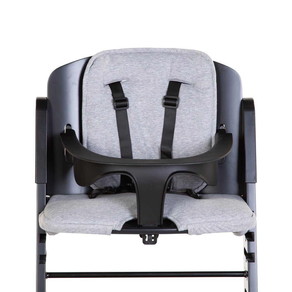 Ochraniacz do krzesełka dziecięcego szary z materiału jersey dla dziecka. Childhome Ochraniacz do krzesełka Evosit Jersey Grey