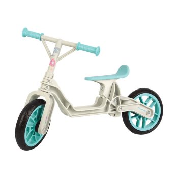 Rowerek biegowy dla dziecka kremowy z miętowymi elementami siedzenia i kierownicy. Bobike Rowerek BALANCE BIKE Polisport cream/mint