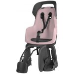 Fotelik rowerowy dla dziecka do montażu na ramie roweru różowy z czarnymi elementami. Bobike Fotelik row. GO 1P do ramy Candy Pink