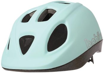 Dziecięcy kask rowerowy w kolorze miętowym rozmiar S z otworami wentylacyjnymi. Bobike KASK Go size S MINT