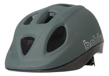 Dziecięcy kask rowerowy szary rozmiar S z otworami wentylacyjnymi. Bobike KASK Go size S GREY