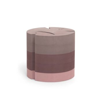 Piankowy klocek w kształcie ryby w odcieniach różu dla dzieci. bObles Ryba M 20 Vintage rose