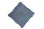Mata piankowa do zabawy w kolorze dusty blue złożona z sześciu elementów dla dziecka. Baby Dan mata piankowa do zabawy dusty blue