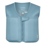 Niebieska kamizelka do pływania dla dziecka 3-6 lat z zapięciem na zamek i rzep. Vanilla Copenhagen Kamizelka do pływania Neo Blue Shadow 3-6L 19-25kg