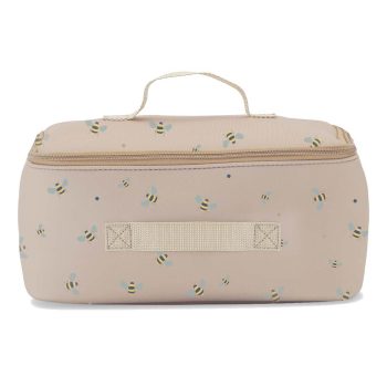 Torba termiczna na lunch beżowa w wzór pszczół dla dziecka. Vanilla Copenhagen Torba termiczna Cooler Bag NEO Honeybee Happy