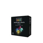 Cztery kolorowe kule magnetyczne świecące dla dzieci powyżej 3 lat. Cleverclixx Klocki magnetyczne Balls Pack Dazzling Lights 4el