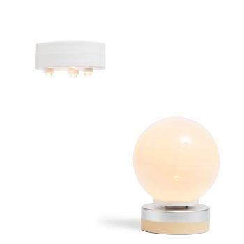 Zestaw halogenów i kula lampa podłogowa do dekoracji wnętrz. Lundby Zestaw Halogenów + Lampa Podłogowa