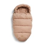 Różowy śpiworek do wózka z miękkiego materiału bouclé dla dziecka. Elodie Details śpiworek do wózka Pink Bouclé
