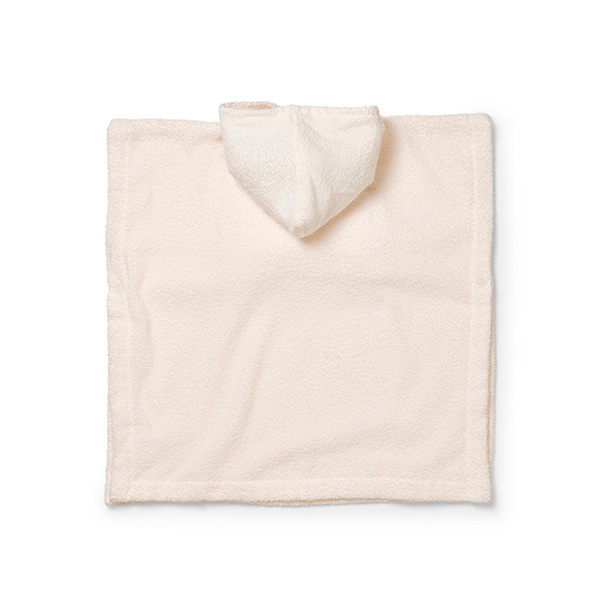 Kremowe ponczo kąpielowe z kapturem dla dziecka. Elodie Details Poncho kąpielowe creamy white
