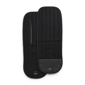 Czarna miękka wkładka do wózka z przeszyciami dla dziecka. Elodie Details Miękka wkładka do wózka CosyCushion aviator black
