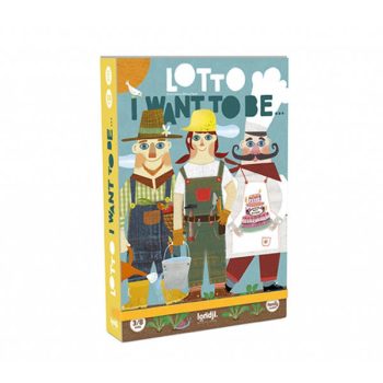 Gra lotto z ilustracjami zawodów dla dzieci edukacyjna gra planszowa. Londji Gra Lotto I want to be … Zawody