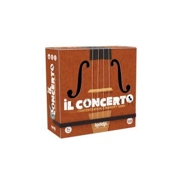 Gra memory z motywem instrumentów muzycznych dla dzieci powyżej 2 lat. Londji Gra memo Il Concerto Koncert