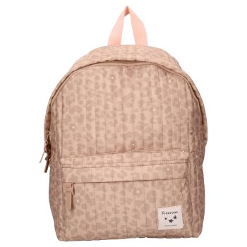 Plecak dziecięcy w kolorze jasnoróżowym z delikatnym wzorem zwierzęcym dla dziecka. Kidzroom Plecak dla dzieci L Magical Animal Print