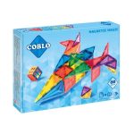 Zestaw dużych klocków magnetycznych w różnych kolorach dla dzieci powyżej 3 lat. Coblo Klocki Magnetyczne Duże Basic 60el