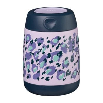 Mini termos 210 ml z wzorem w fioletowe cętki dla dziecka. b.box Mini termos 210ml wild indigo