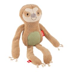 Pluszowa przytulanka leniwiec beżowy z zielonym brzuchem dla dziecka 35 cm. sigikid Pierwsza przytulanka bawełniana Leniwiec Natural Friends 35cm