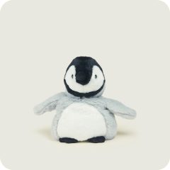 Pluszowy szary i biały pingwinek dla dziecka. Warmies Baby Penguin Pingwinek
