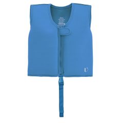 Niebieska kamizelka do pływania dla dziecka 1-3 lata z zapięciem na zamek i pasek pod pachami. Vanilla Copenhagen Kamizelka do pływania Neo Azure Blue 1-3L 11-20kg