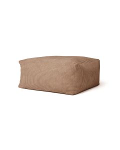 Brązowa pufa z tkaniny sztruksowej dla dziecka. Kid’s Concept Pufa brown