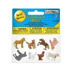 Zestaw mini figurek zwierząt wiejskich w różnych pozach dla dzieci. Safari Ltd Mini Zwierzęta Wiejskie Zestaw Mini Figurek