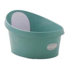 Wanienka dla dziecka w kolorze eukaliptusowym z oparciem do kąpieli niemowląt i małych dzieci. Shnuggle Wanienka dla Dziecka Toddler Eucalyptus