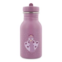 Różowy bidon z motywem pawia dla dziecka 350 ml. Trixie Butelka bidon 350ml Paw Baby