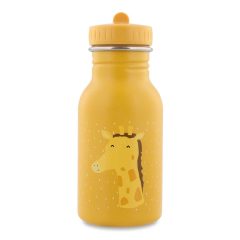 Żółty bidon 350ml z grafiką żyrafy dla dziecka. Trixie Butelka bidon 350ml Żyrafa Baby