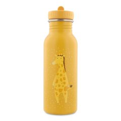 Żółty bidon 500ml z grafiką żyrafy dla dziecka. Trixie Butelka bidon 500ml Żyrafa Baby