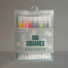 Mata silikonowa do malowania z tabelą liczb od 1 do 100 kolorowe markery w zestawie. HeyDoodle Duża Mata Silikonowa Tabela z Liczbami do 100