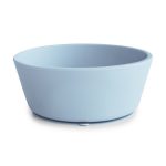 Niebieska silikonowa miseczka dla dziecka. Mushie Silikonowa Miseczka dla Dziecka Powder Blue