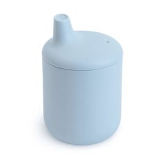 Silikonowy kubek treningowy dla dzieci w kolorze jasnoniebieskim o pojemności 175 ml. Mushie Silikonowy Kubek Treningowy dla Dzieci 175ml Powder Blue 175 ml