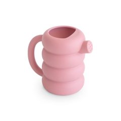 Różowa konewka z tworzywa dla dziecka do kąpieli i piasku. Mushie Konewka dla dziecka Peony