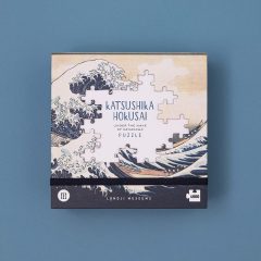 Pudełko puzzli tradycyjnych z motywem fali Hokusai 1000 elementów. Londji Puzzle 1000el. The Wave Hokusai
