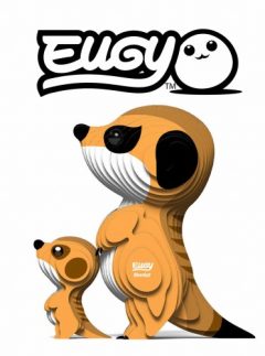 Drewniana układanka 3d surykatka dla dzieci ekologiczna puzzle 3d. Eugy Surykatka Eko Układanka 3D