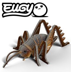 Trójwymiarowa układanka puzzle 3d owad Weta Olbrzymia brązowa ekologiczna dla dzieci. Eugy Weta Olbrzymia Owad Eko Układanka 3D