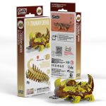 Puzzle 3d eko układanka diabeł kolczasty model do składania z kartonu dla dzieci. Eugy Diabeł Kolczasty Eko Układanka 3D