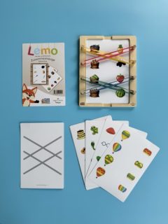 Karty edukacyjne do gry znajdź parę z obrazkami owoców i przedmiotów dla dzieci. Kölner Lernspiele Znajdź Parę Logika Karty Edukacyjne Lemo