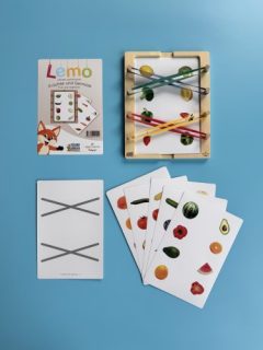 Karty edukacyjne z ilustracjami owoców i warzyw gra edukacyjna dla dzieci. Kölner Lernspiele Owoce i Warzywa Karty Edukacyjne Lemo
