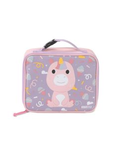 Torba termiczna na lunch fioletowa z różowym jednorożcem dla dziecka. Skip Hop Torba Termiczna Lunch Bag Jednorożec Besities Squad