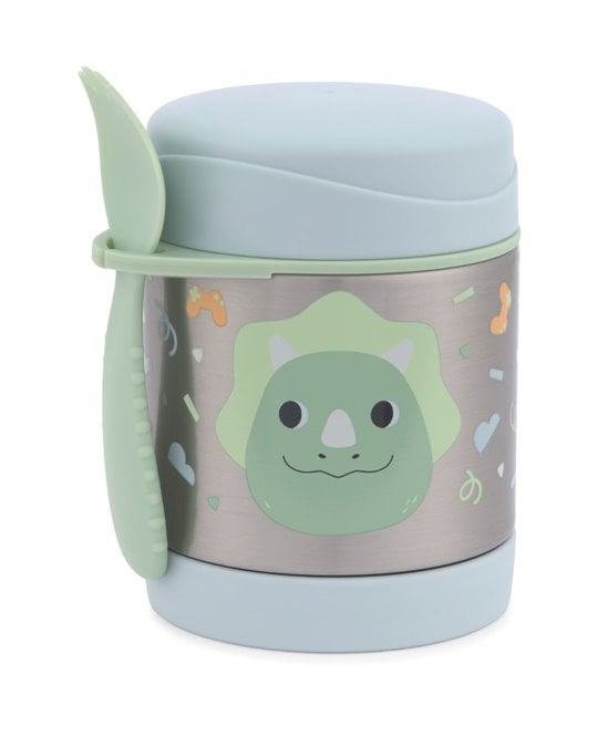 Termos dla dziecka z motywem dinozaura zielony z łyżeczką 325 ml. Skip Hop Termos dla Dziecka Dinozaur 325ml Besties Squad 325 ml