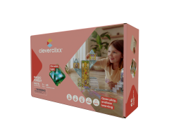Klocki magnetyczne pastelowe 65 elementów dla dzieci zestaw do budowania. CLEVERCLIXX klocki magnetyczne Magic Forest Pack Pastel 65el