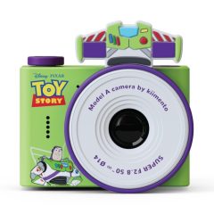 Zielony aparat fotograficzny dla dzieci z motywem Buzz Astral z Toy Story. Kiimento Aparat Mini dla Dzieci Buzz Astral z Toy Story