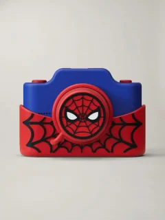 Aparat fotograficzny dla dzieci w kolorach czerwonym i niebieskim z motywem Spider-Mana Marvel z dotykowym ekranem. Kiimento Aparat dla Dzieci z Dotykowym Ekranem Spider-Man Marvel