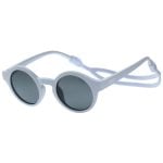 Dziecięce okulary przeciwsłoneczne jasnoniebieskie z okrągłymi szkłami dla dzieci 1 5-3 lat. OKKY Okulary przeciwsłoneczne light blue 1.5-3 lat