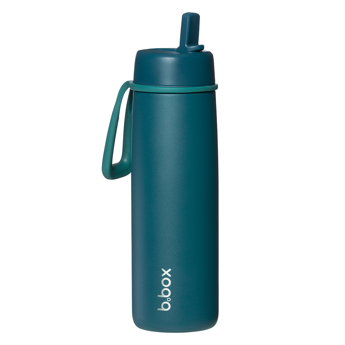 Butelka termiczna turkusowa 690 ml z ustnikiem i uchwytem dla dziecka. b.box Butelka termiczna 690ml Sea Glass
