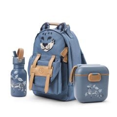 Elodie Details Plecak BackPack MINI +Butelka na wodę +Lunchbox Garden Leo ZESTAW