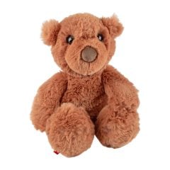 Brązowy pluszowy miś przytulanka siedzący 35 cm. sigikid Miękki Miś Przytulanka Flauscherie Brązowy 35cm