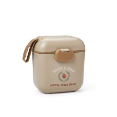 Beżowa śniadaniówka z uchwytem i zamknięciem dla dziecka. ELODIE DETAILS lunchbox Learn & Grow