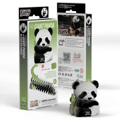 3D układanka panda wielka z czarno białych elementów dla dziecka. Eugy Wielka Panda Eko Ukladanka 3D
