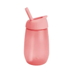 Różowy kubek niekapek ze słomką dla dziecka. munchkin Kubek niekapek z otwieraną słomką różowy 296 ml
